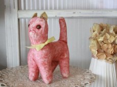 画像1: Antique Pink Cat  (1)