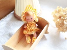 画像1: Tさま専用カート//Nancy Ann Storybook Baby K&H Bisque Doll/Wood Cradle/Original Box/ 【オークション出品】 (1)