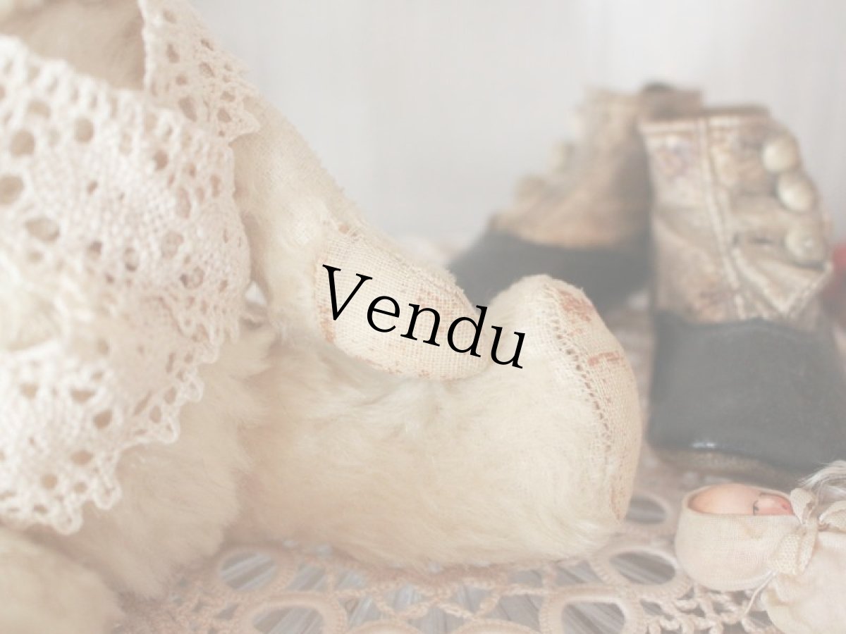 画像9: Antique White Bear (9)