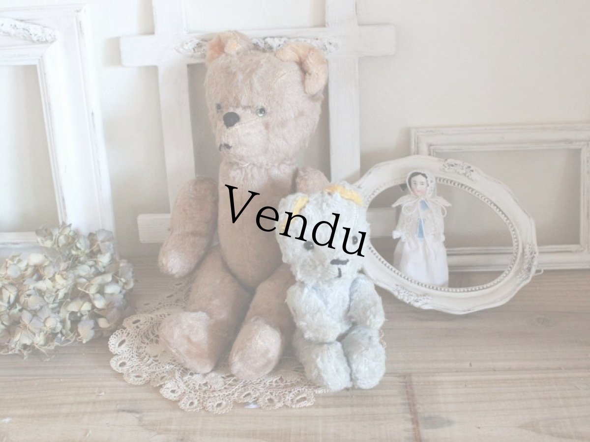 画像11: Le Jouet Paris Massy 6.5in /J.P.M. Bear/light blue&yellow/France (11)