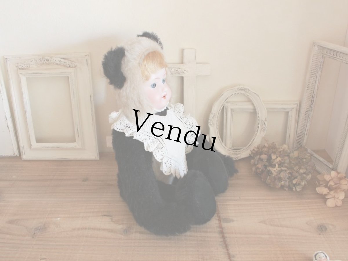 画像7: Panda Doll/Armand Marseille Head/15in/Germany (7)