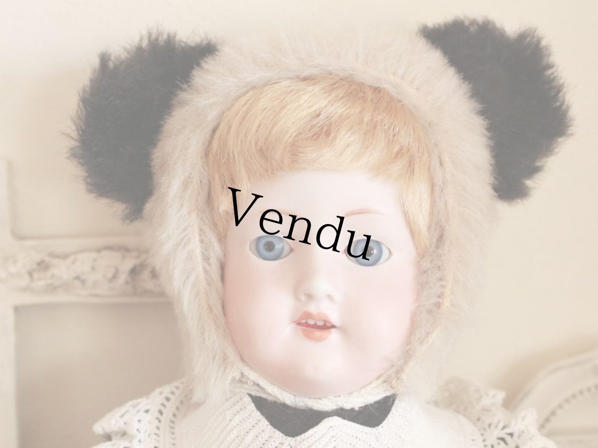 画像2: Panda Doll/Armand Marseille Head/15in/Germany (2)