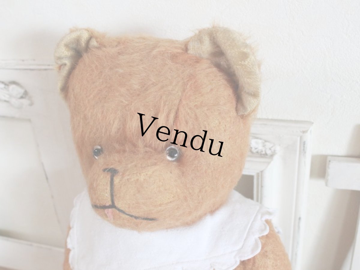 画像2: Antique French Bear/17 1/2in/France (2)