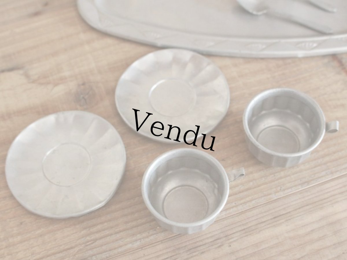 画像3: Antique Doll House kitchen Set A /France (3)