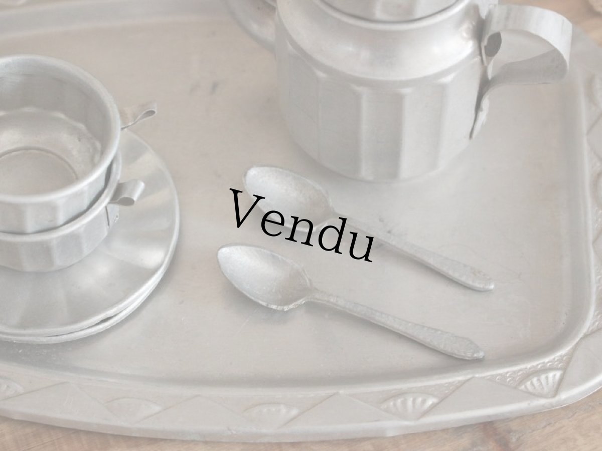 画像2: Antique Doll House kitchen Set A /France (2)