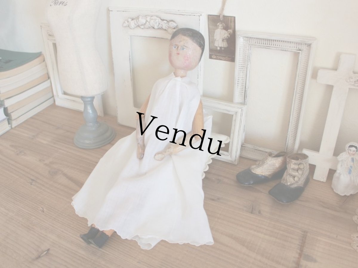 画像5: 大きなウッデン ペグ ドール //--sale-- (5)