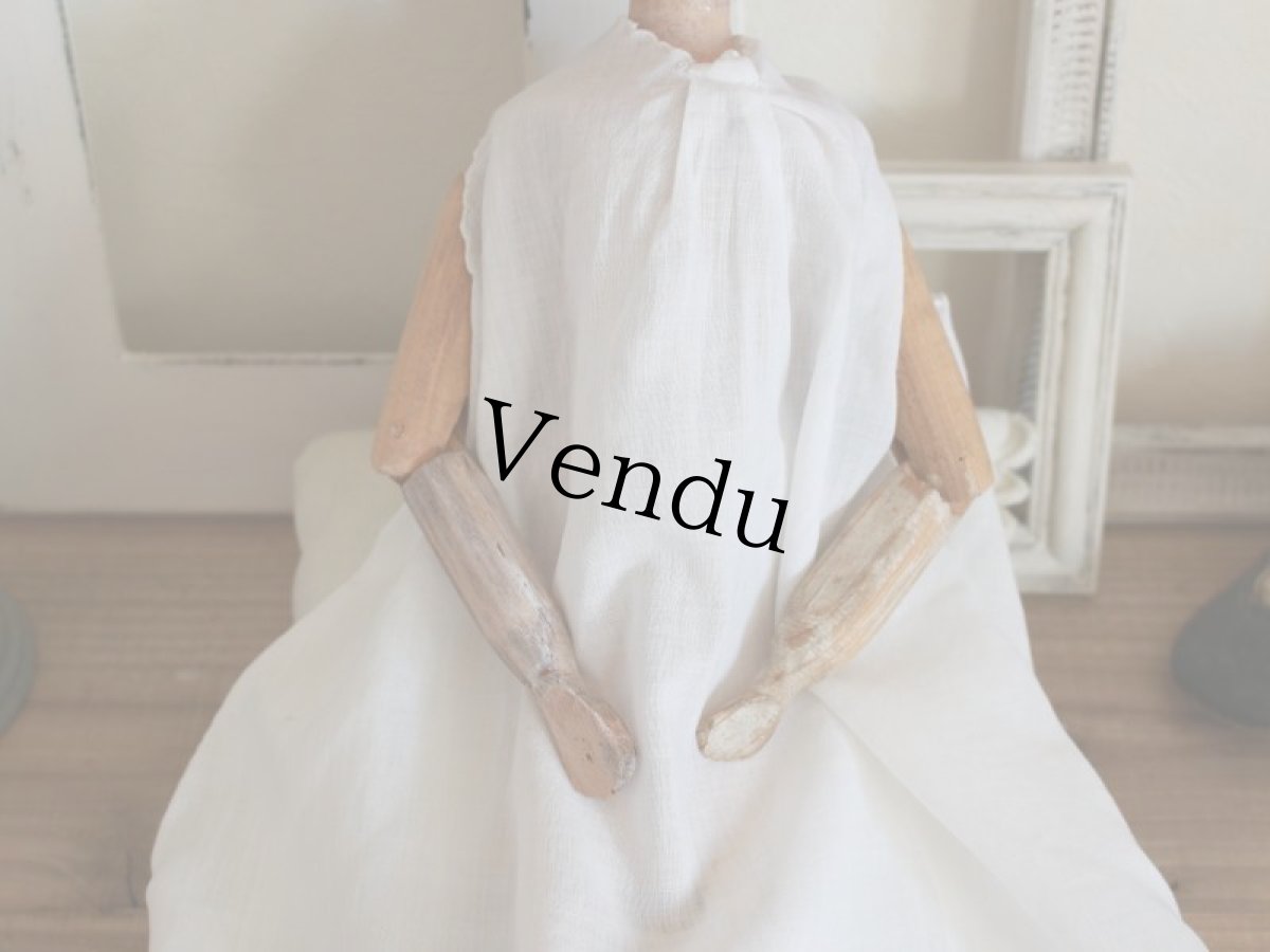 画像6: 大きなウッデン ペグ ドール //--sale-- (6)