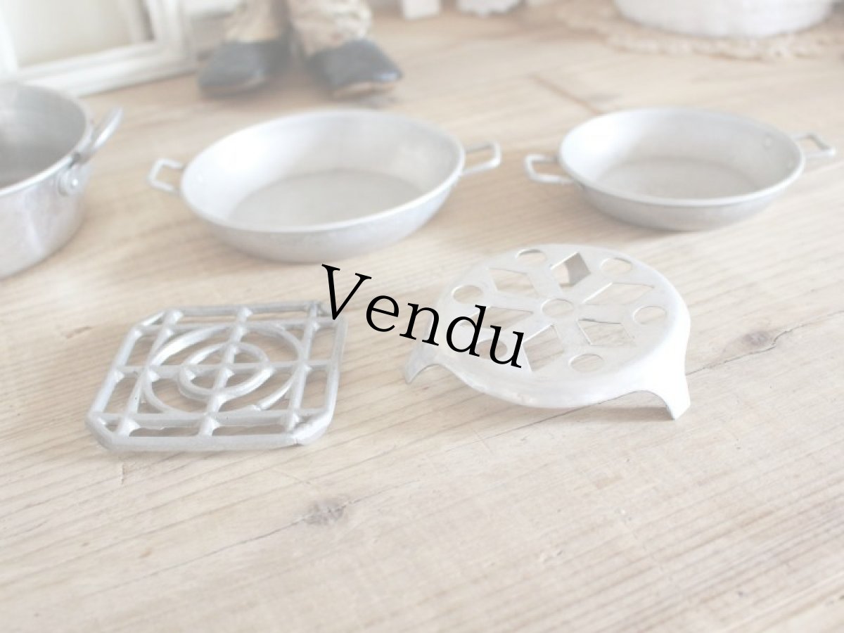 画像5: Antique Doll House kitchen Set B /France (5)