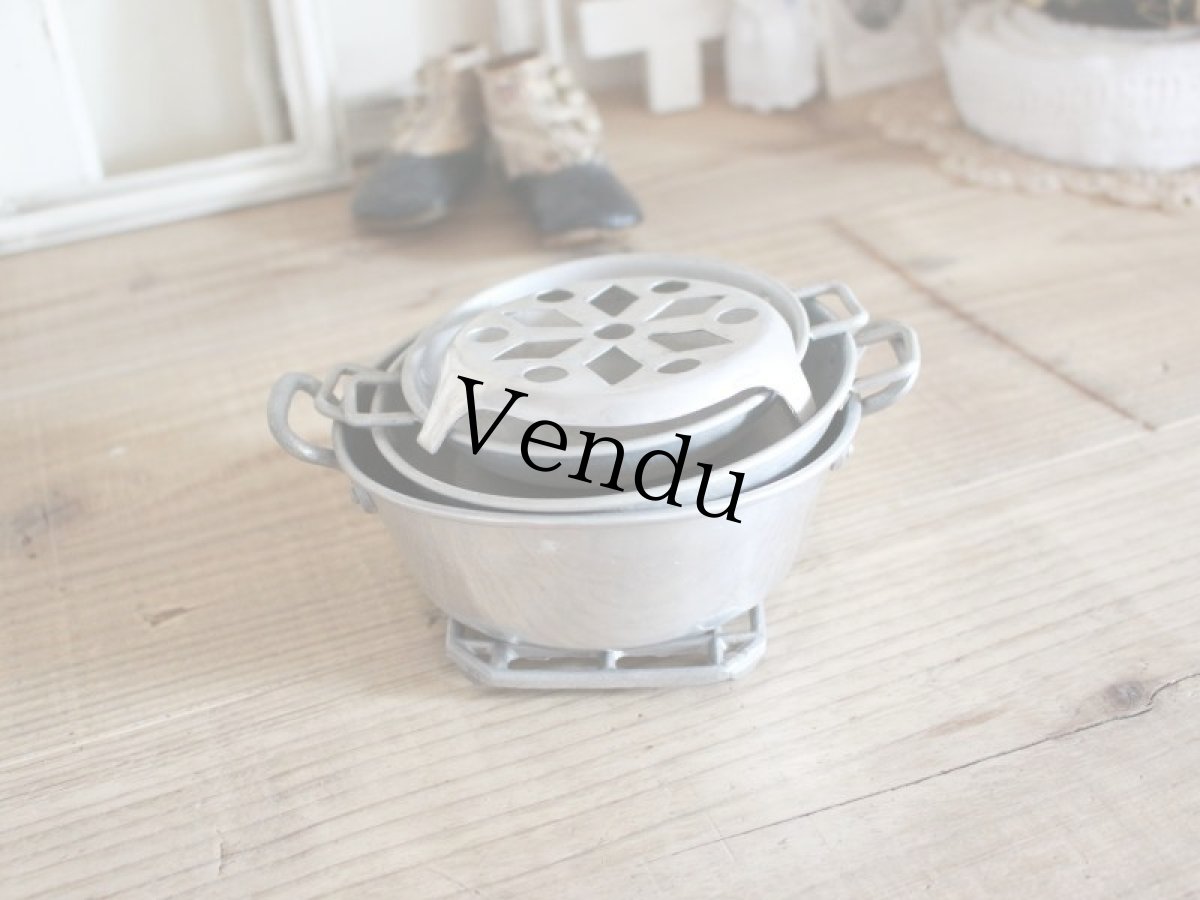 画像8: Antique Doll House kitchen Set B /France (8)