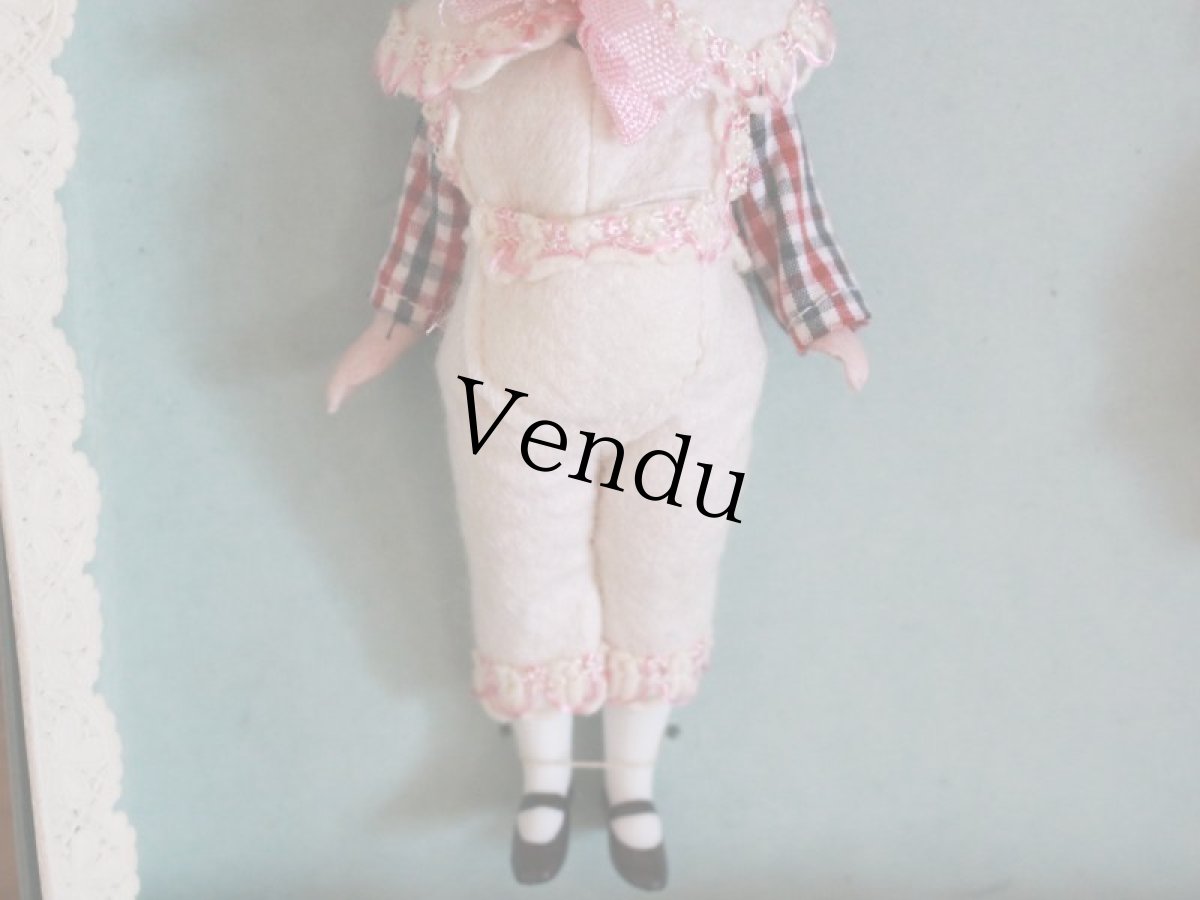 画像5: Gebruder Kuhnlenz Easter Bunny Pair Box  B /5 1/2in/Germany (5)