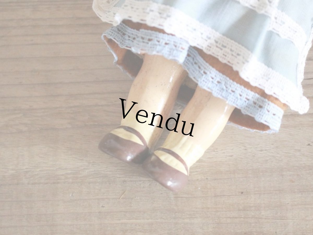 画像7: Rare!!Armand Marseille Googly  Easter Bunny / 9in /Blue/ Germany (7)