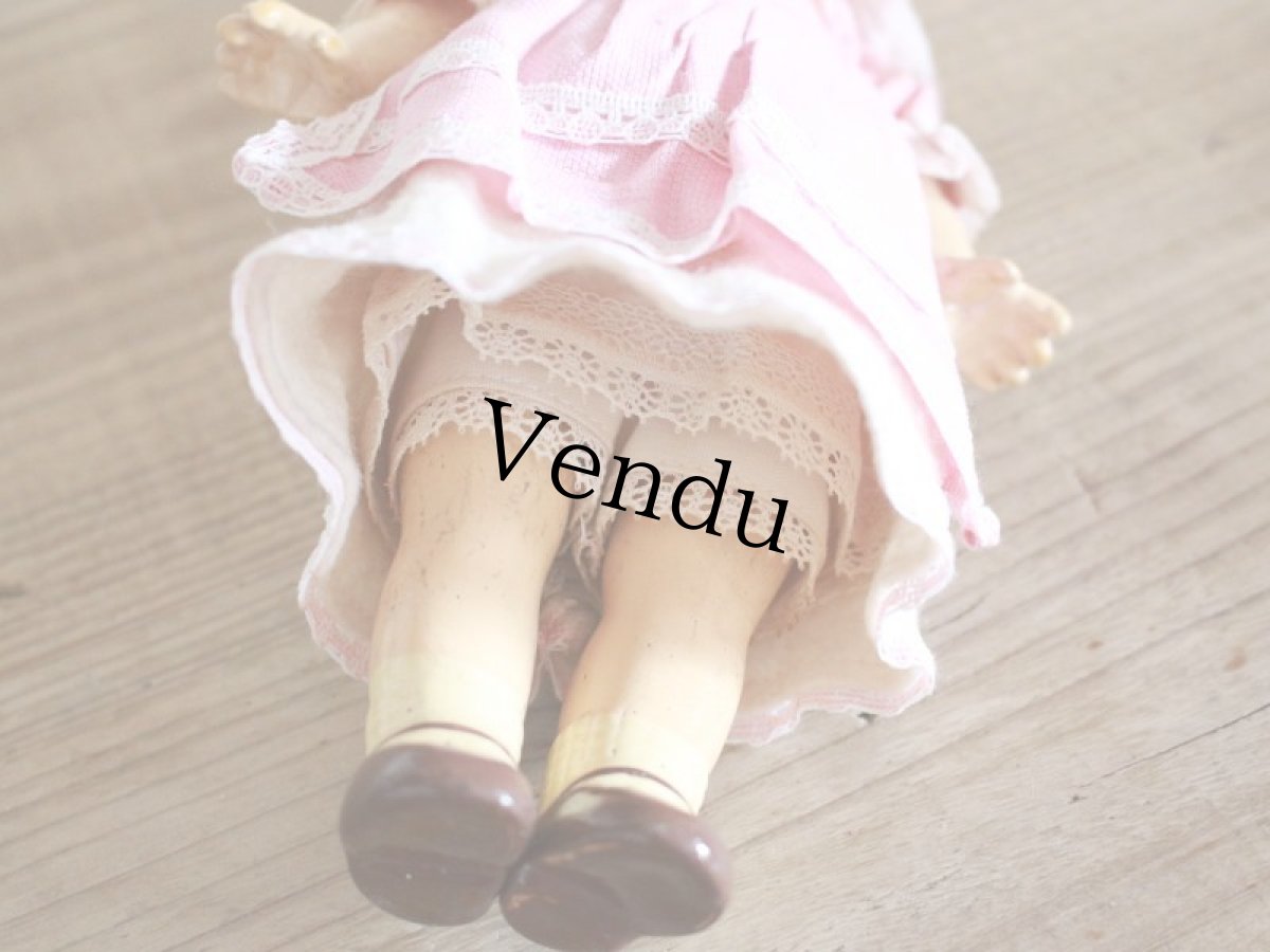 画像8: Rare!!Armand Marseille Googly  Easter Bunny / 9in /Pink/ Germany (8)