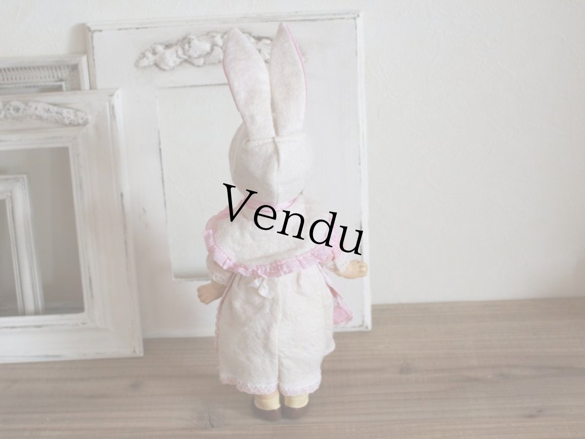 画像9: Rare!!Armand Marseille Googly  Easter Bunny / 9in /Pink/ Germany (9)