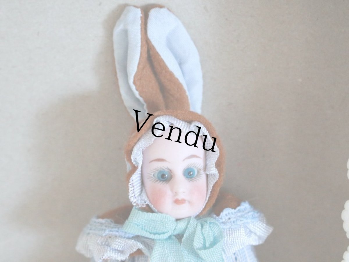 画像6: Gebruder Kuhnlenz Easter Bunny Pair Box C/5 1/2in/Germany (6)