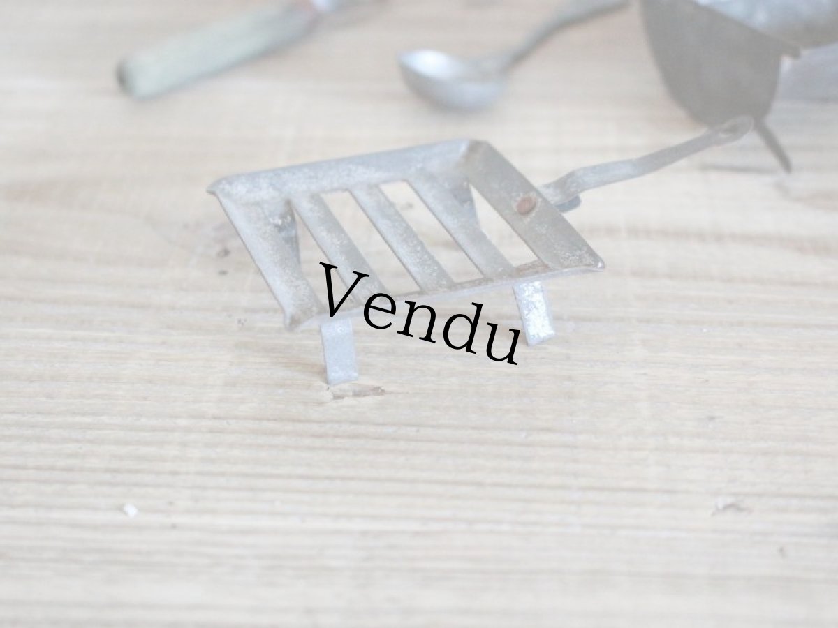 画像12: Antique Doll House kitchen Set D /France (12)