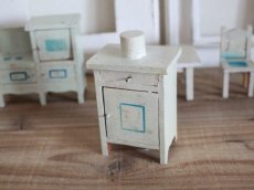 画像6: RARE!! Antique Doll House Furniture Kitchen SET (6)