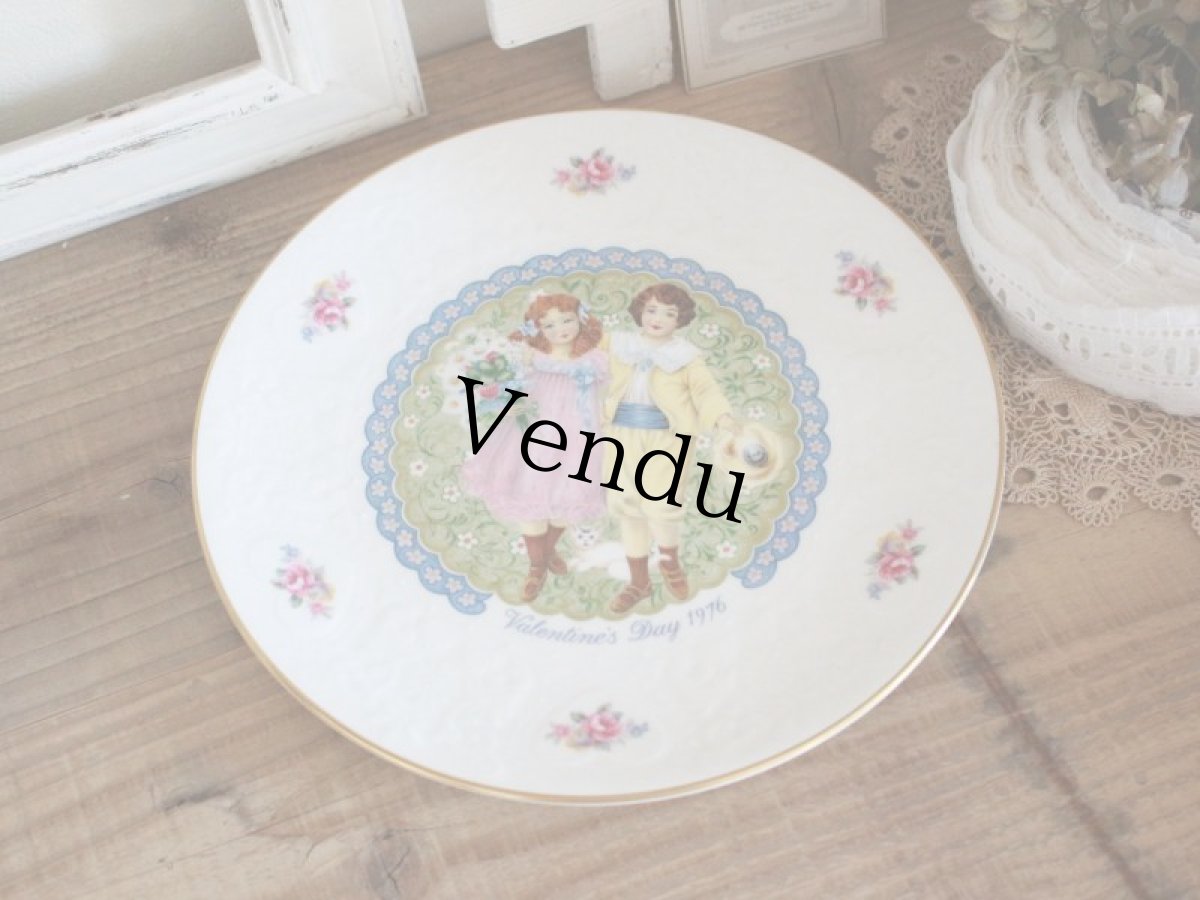画像4: Royal Doulton Valentine's Day 1976  Plate/England (4)