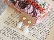 画像1: bRigitte:ピアス KB13/ヨーロッパヴィンテージ (1)