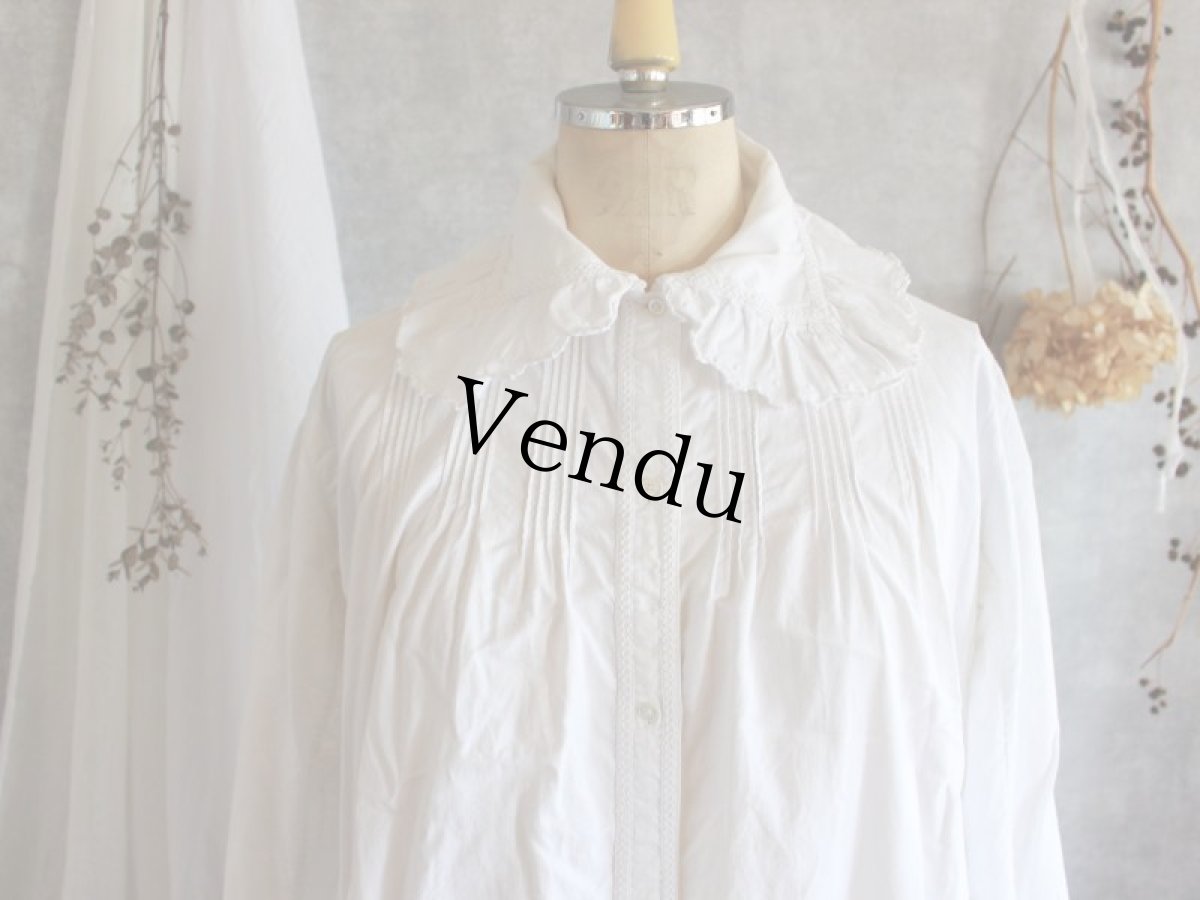 画像2: フレンチアンティークワンピース (2)