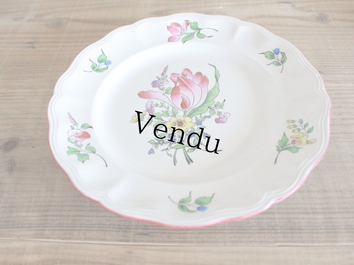 画像4: KG LUNEVILLE Plate TULIP/ 9 1/2in /France (4)