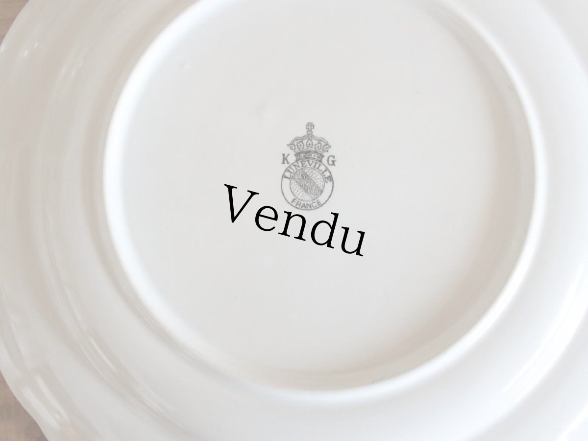 画像5: KG LUNEVILLE Plate TULIP/ 9 1/2in /France (5)