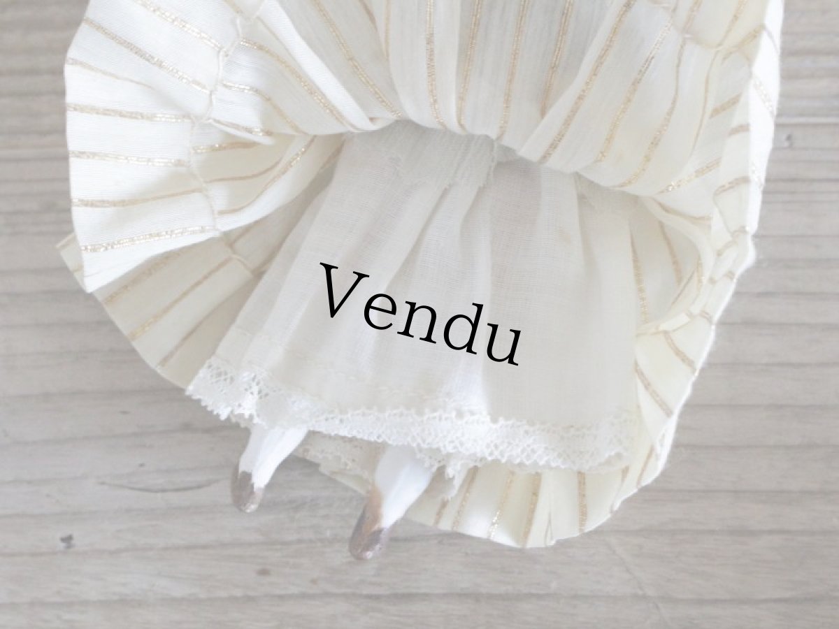 画像5: RARE!!HERTWIG&CO./Bisque Bonnet Doll with Red Muslin Body/ 5 4/3 in  /  Germany (5)