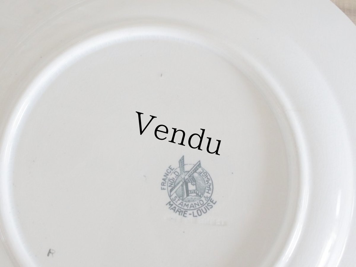 画像6: ST AMAND HAMAGE MARIE-LOUISE PLATE / 28 cm /France (6)
