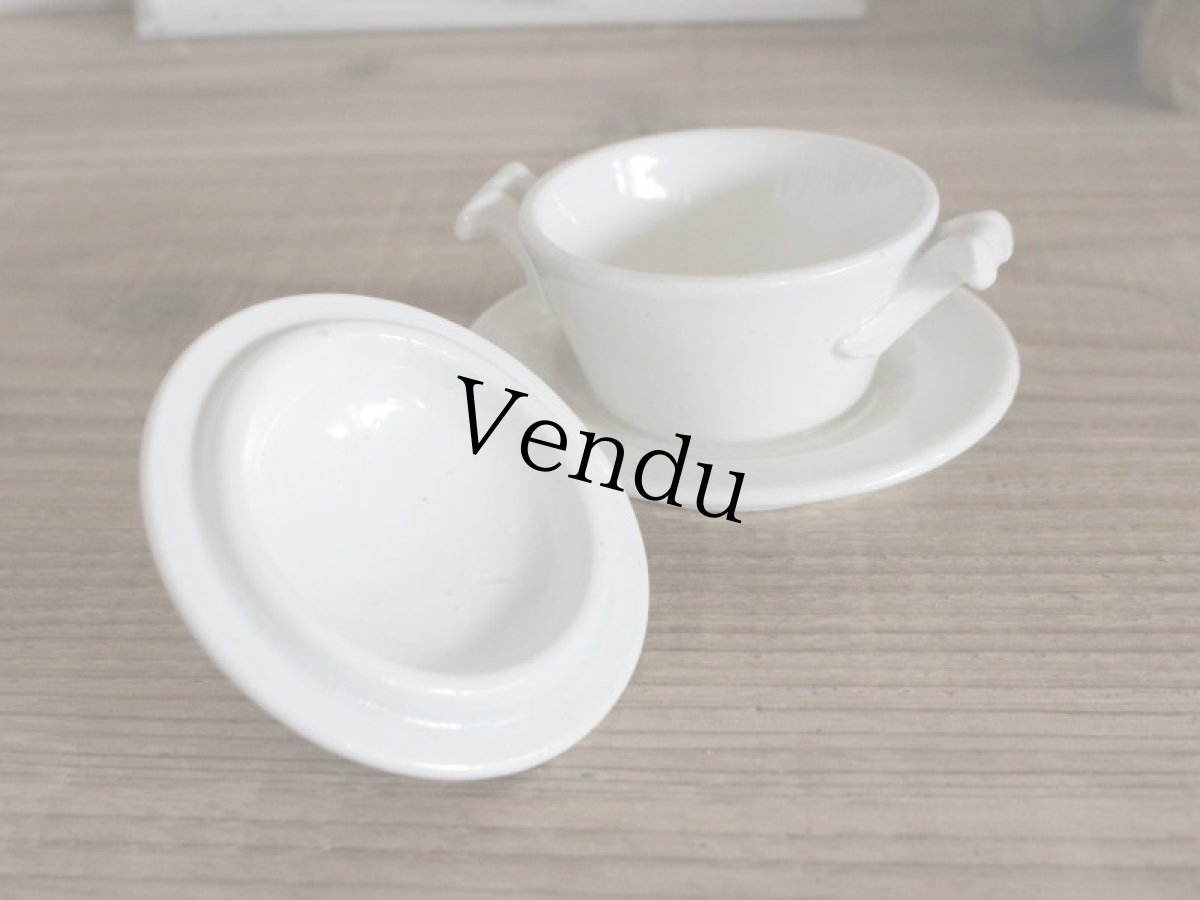 画像6: Maastricht窯 Petrus Regout Butter Jar/Dolls Tableware (6)