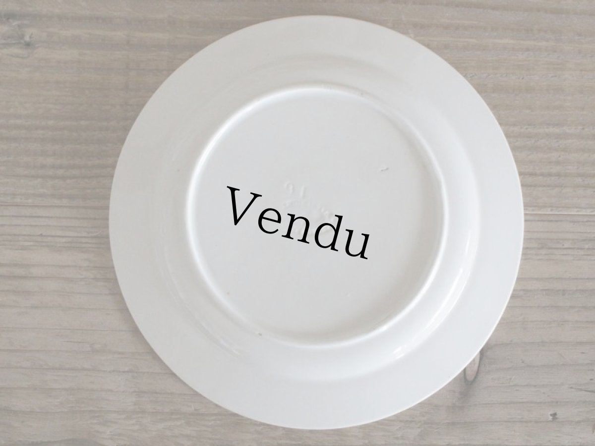 画像3: Maastricht窯 Petrus Regout Large plate /Dolls Tableware (3)