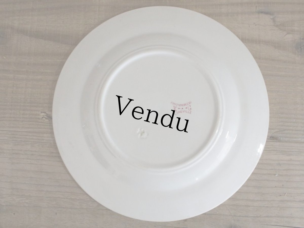 画像5: Luneville K&G FONTAINEBLEAU Plate / France (5)