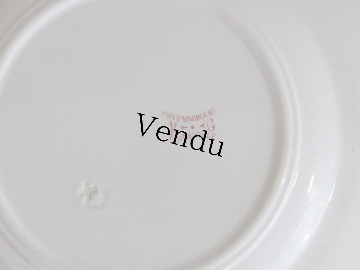 画像6: Luneville K&G FONTAINEBLEAU Plate / France (6)