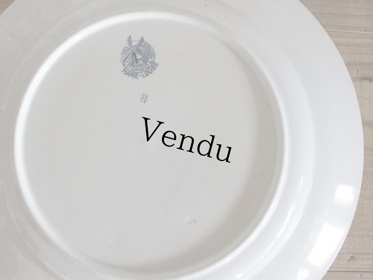 画像5: ST AMAND HAMAGE MARIE-LOUISE PLATE / 29.5 cm /France (5)