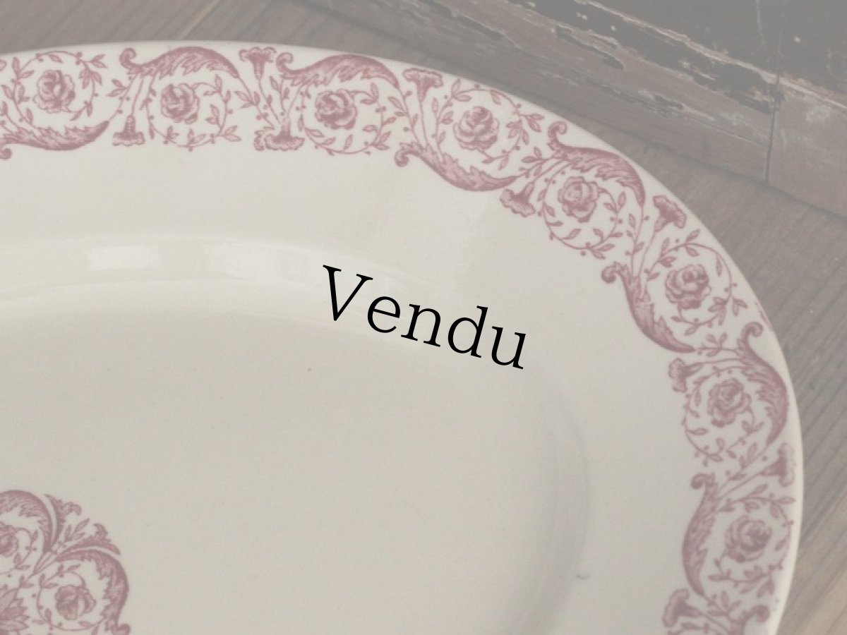 画像5: Gien BIARRITZ 32cm Oval Plate / French (5)