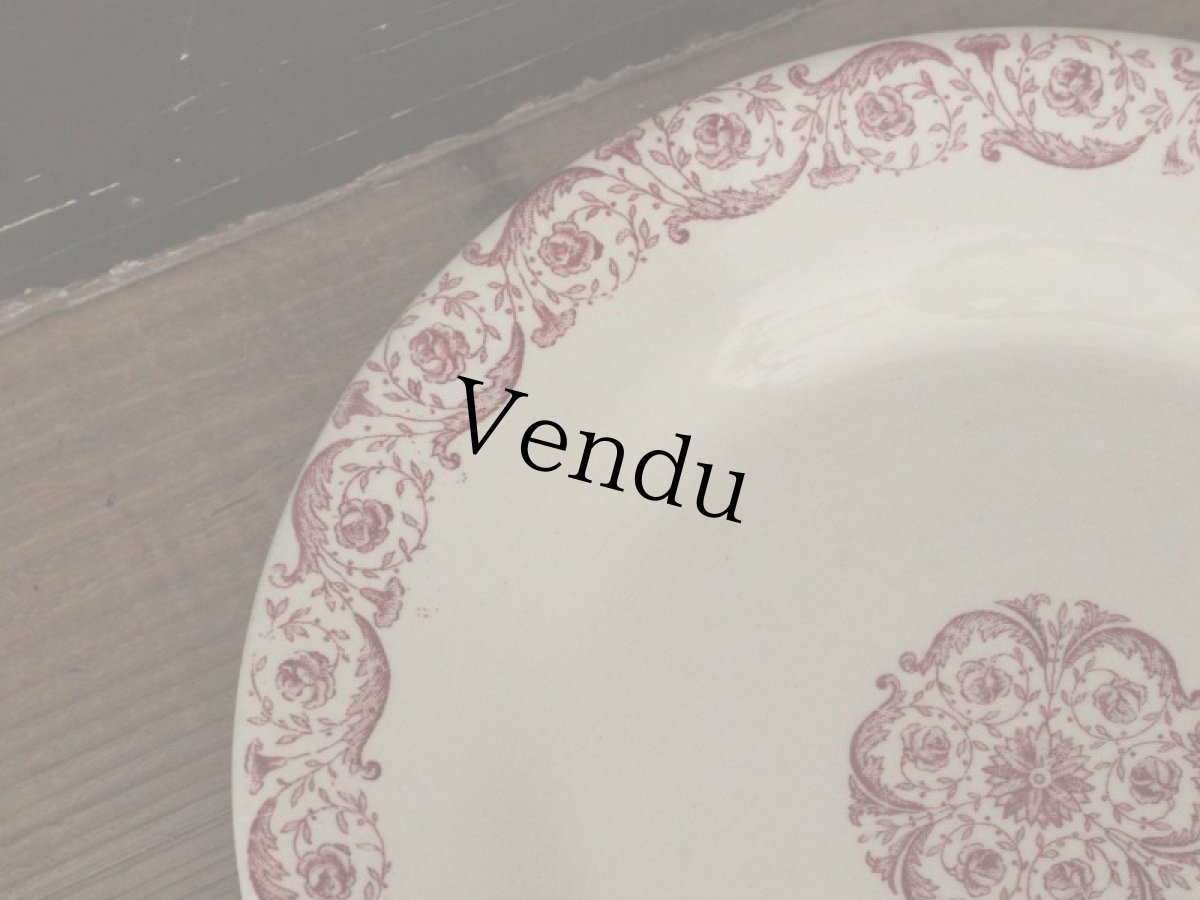 画像3: Gien BIARRITZ 23cm Plate / French (3)