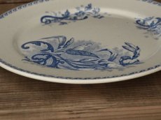 画像6: Creil Et Montereau Papillons /プレート 23cm/France/クレイユ エ モントロー (6)