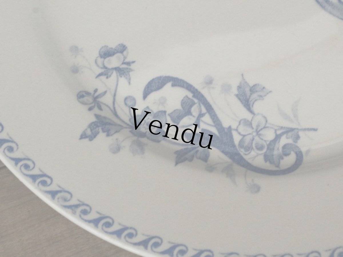 画像5: Creil Et Montereau Papillons /プレート 23cm/France/クレイユ エ モントロー (5)