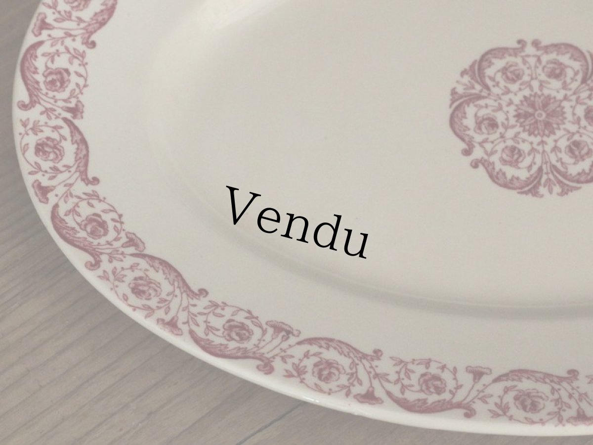 画像2: Gien BIARRITZ 32cm Oval Plate / French (2)