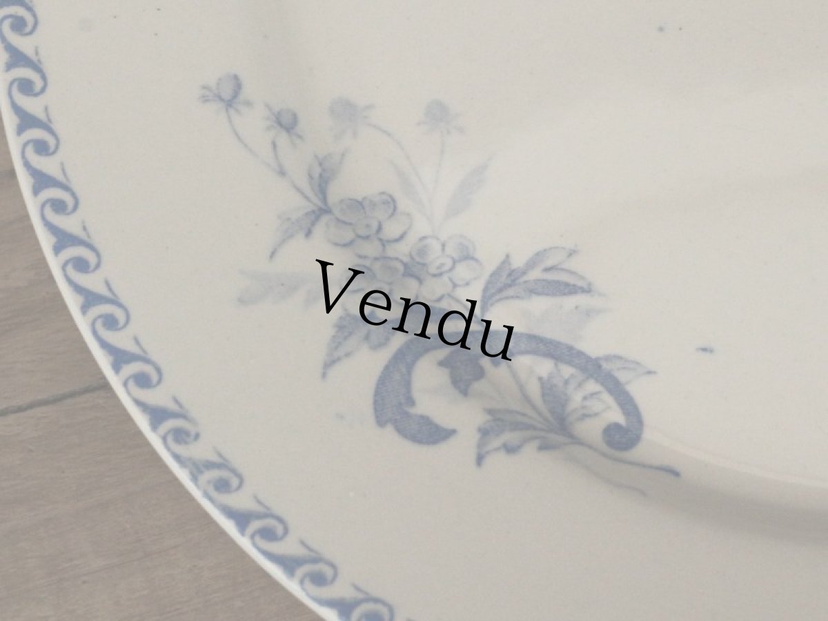 画像7: Creil Et Montereau Papillons /プレート 23cm/France/クレイユ エ モントロー (7)