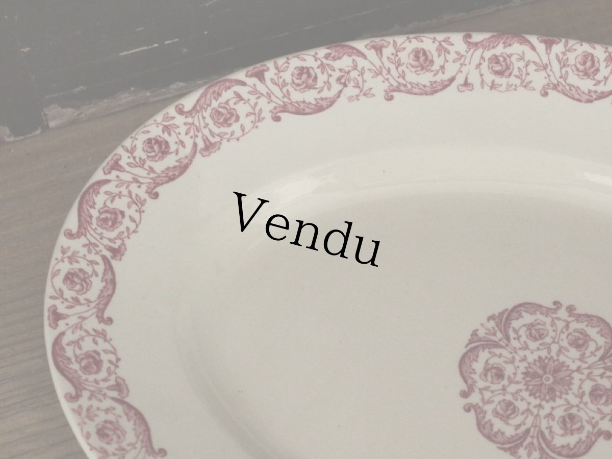 画像4: Gien BIARRITZ 32cm Oval Plate / French (4)
