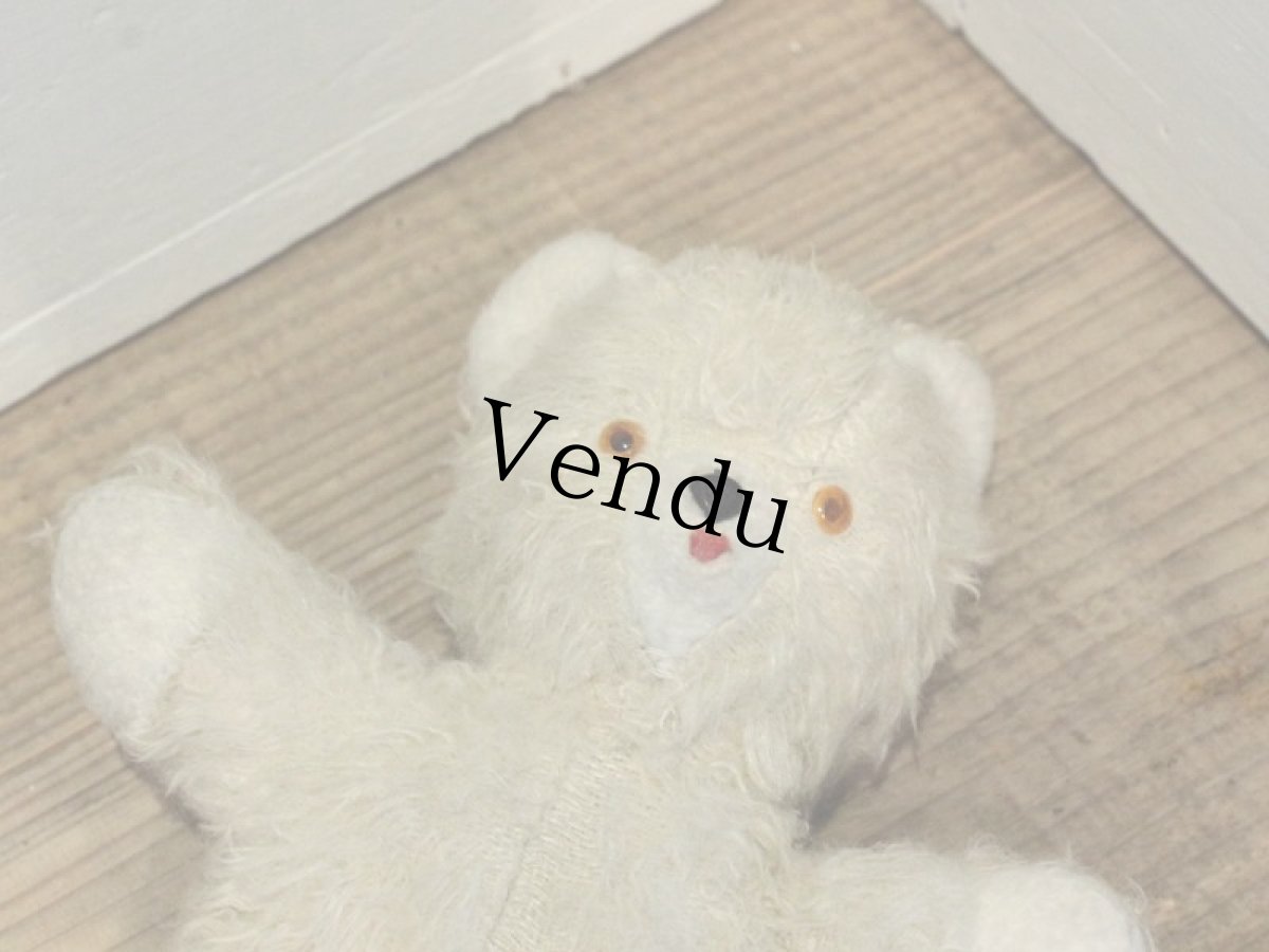 画像6: Antique White Bear / 8in /France (6)