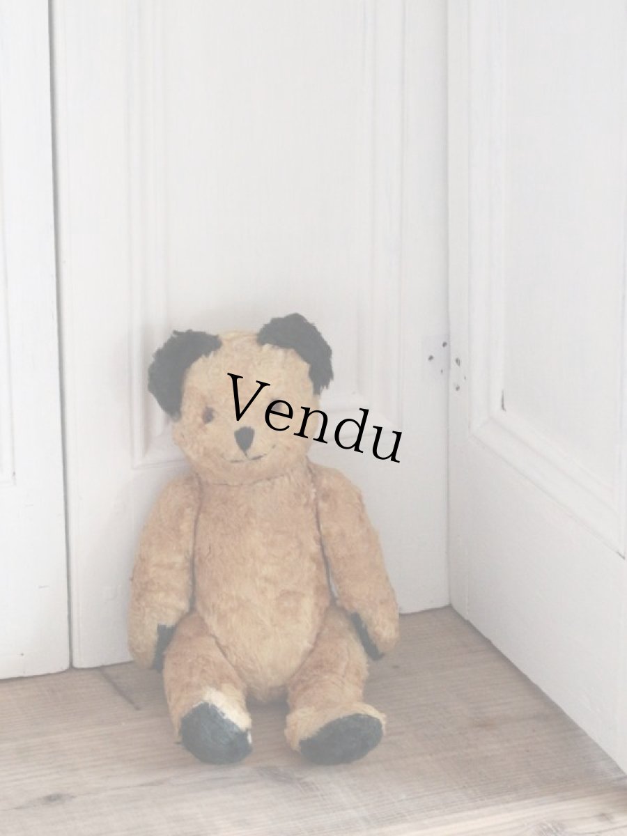 画像1: Antique Sooty Bear / 12in / Germany (1)