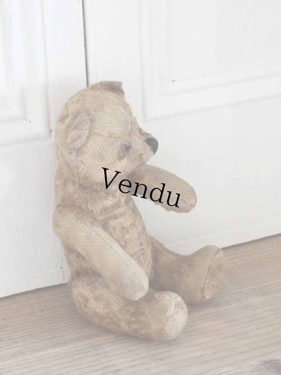 画像7: Iさま、専用カートになります。Antique Shabby Bear / 9 1/2in (7)