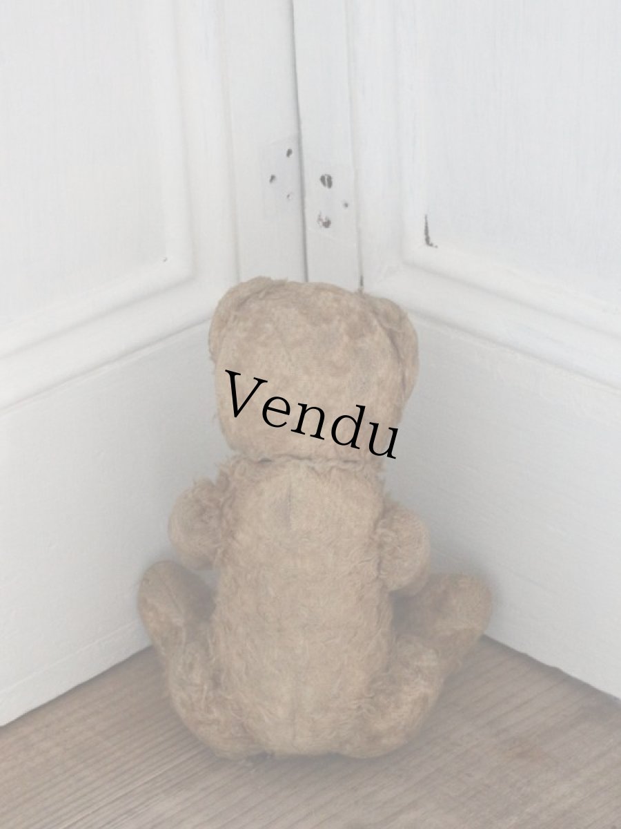 画像9: Iさま、専用カートになります。Antique Shabby Bear / 9 1/2in (9)