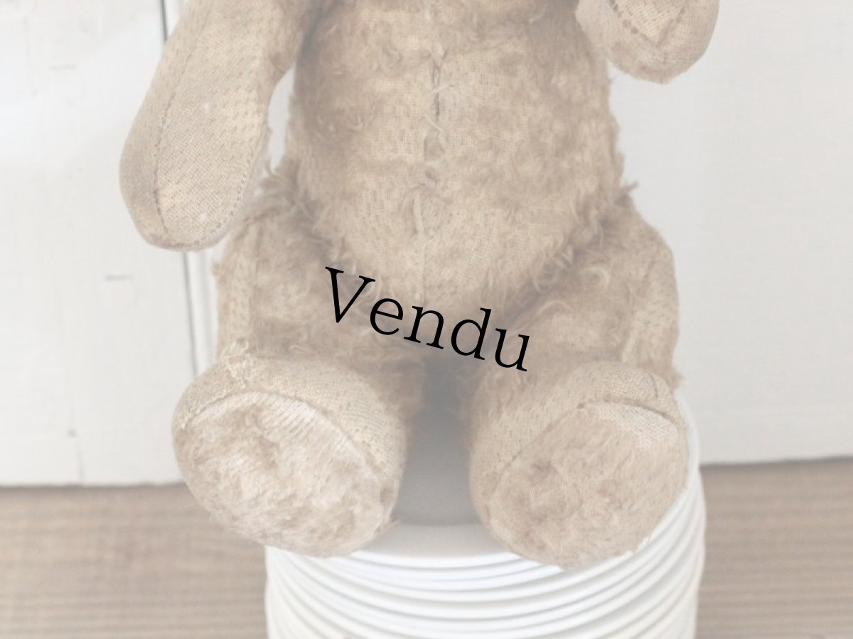 画像6: Iさま、専用カートになります。Antique Shabby Bear / 9 1/2in (6)