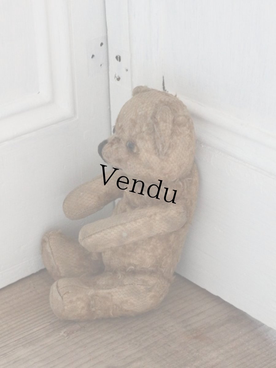 画像8: Iさま、専用カートになります。Antique Shabby Bear / 9 1/2in (8)
