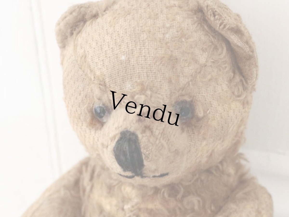 画像3: Iさま、専用カートになります。Antique Shabby Bear / 9 1/2in (3)