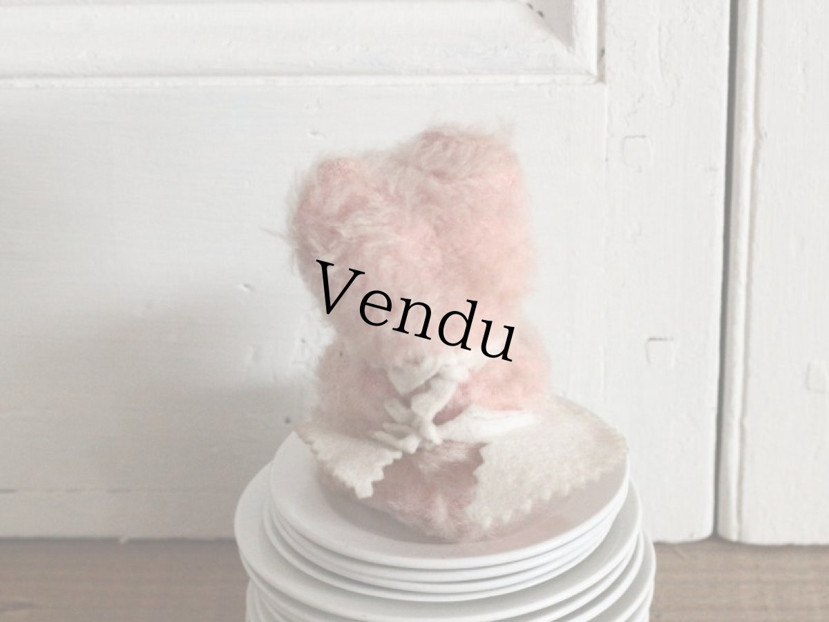 画像6: Antique Pink Bear / 4.5in / French (6)