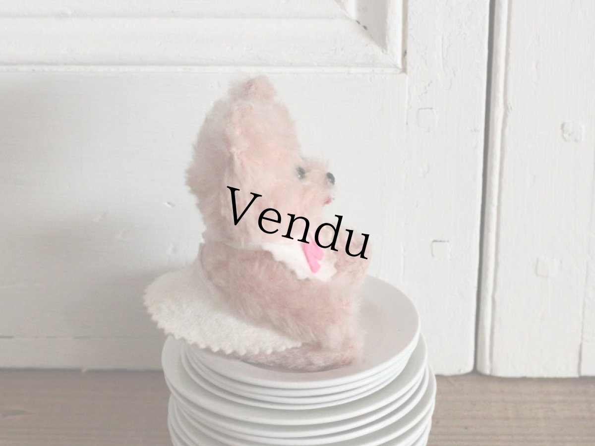 画像5: Antique Pink Bear / 4.5in / French (5)