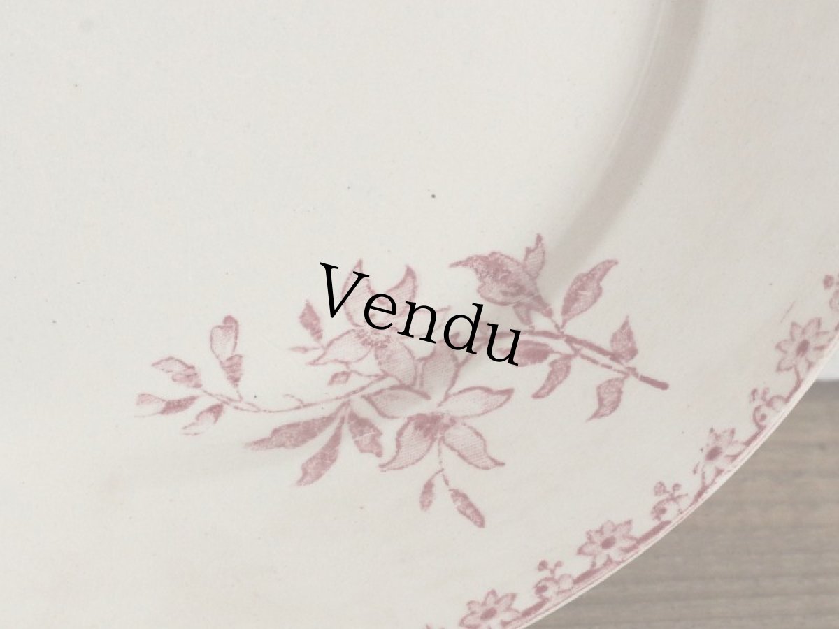 画像4: Digoin Sarreguemines / Favori / Plate / 23.5cm /France (4)