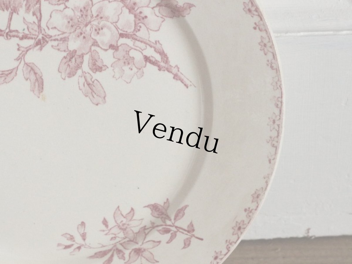 画像5: Digoin Sarreguemines / Favori / Plate / 23.5cm /France (5)